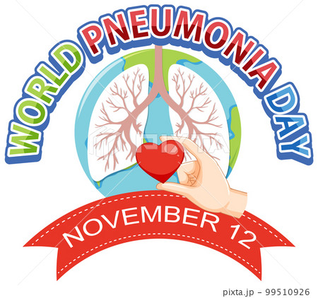 World Pneumonia Day Logo Design 99510926