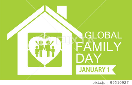 Global Family Day banner design 99510927