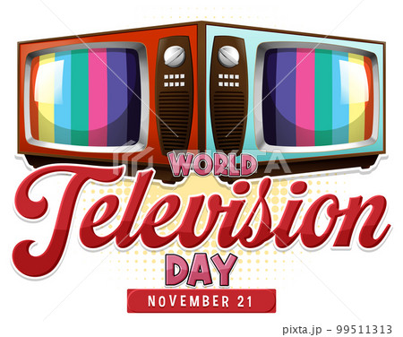 World television day poster design 99511313