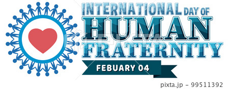 International day of human fraternity International day of human fraternity 99511392