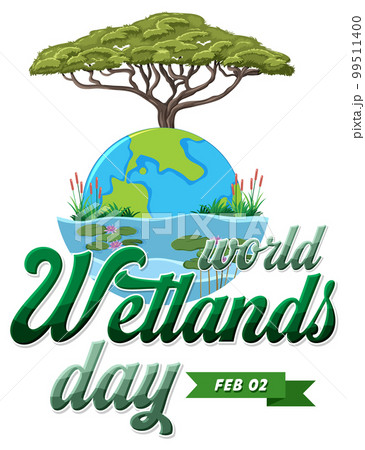 World wetlands day on February icon World wetlands day on February icon 99511400