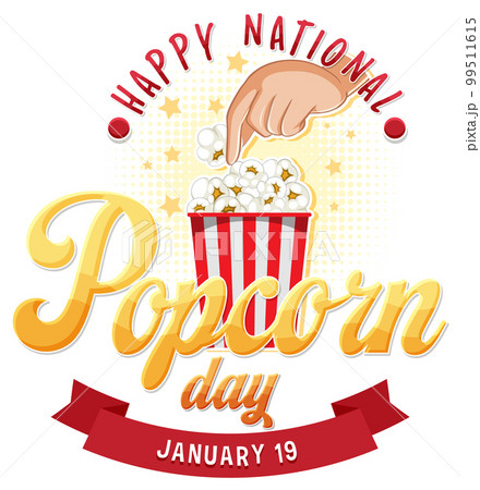 National popcorn day banner design National popcorn day banner design 99511615