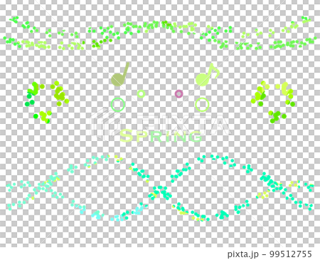New sprout music note image material set 99512755