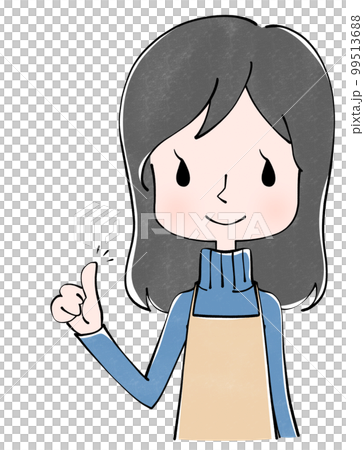 一個女人的好兆頭插圖 99513688