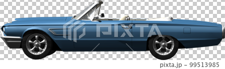 Car 1964 Ford, Thunderbird convertible cutout image illustration 99513985