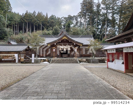 島根県松江市の熊野大社とその周辺(雪のない冬) 島根県松江市の熊野大社とその周辺(雪のない冬) 99514234