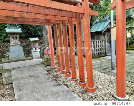 島根県松江市の熊野大社とその周辺（雪のない冬） 99514247