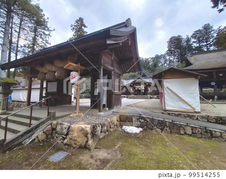 島根県松江市の熊野大社とその周辺(雪のない冬) 島根県松江市の熊野大社とその周辺(雪のない冬) 99514255