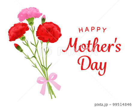 母の日カーネーション花束イメージ 99514846