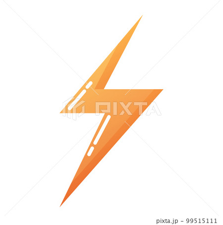 Thunder cartoon icon vector illustration 99515111
