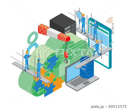 ITインフラの構築イメージ 99515575