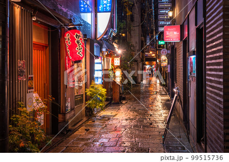 《大阪府》道頓堀・雨の歓楽街 《大阪府》道頓堀・雨の歓楽街 99515736