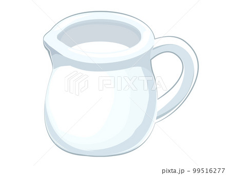 ミルクピッチャーのイラスト ミルクピッチャーのイラスト 99516277