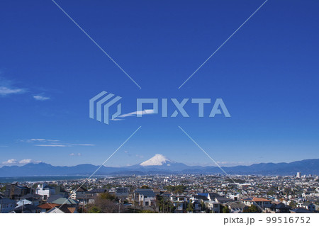 【藤沢市】片瀬山富士見坂からの眺め 99516752