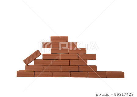 Wall of bricks. concept of business teamwork and company Wall of bricks. concept of business teamwork and company 99517428