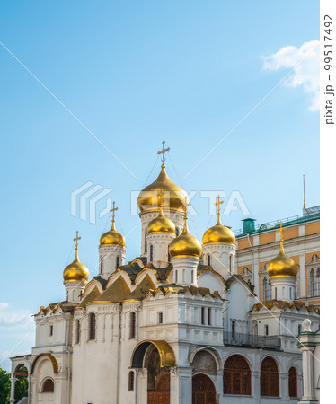 The Annunciation Cathedral of the Moscow Kremlin, Moscow, Russia The Annunciation Cathedral of the Moscow Kremlin, Moscow, Russia 99517492