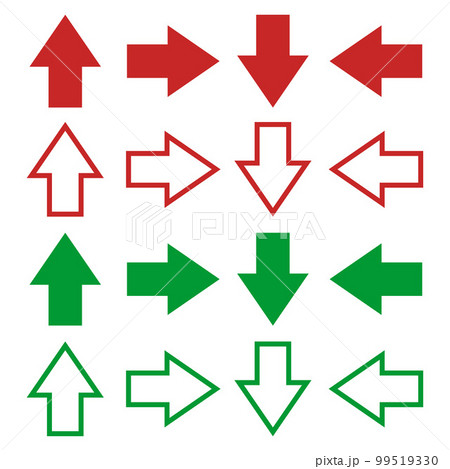 Arrows, vector. 99519330