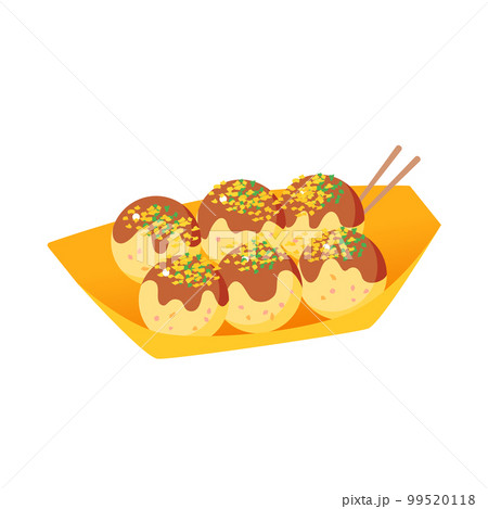 縁日イラスト:たこ焼き 縁日イラスト:たこ焼き 99520118