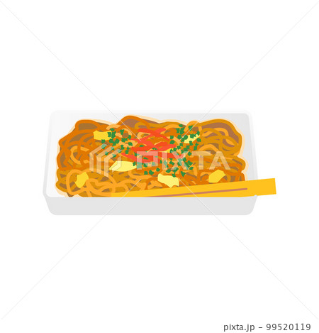 縁日イラスト：焼きそば 99520119