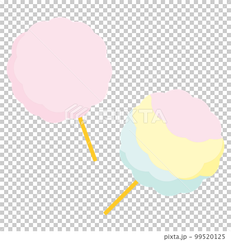 縁日イラスト：わたあめ 99520125