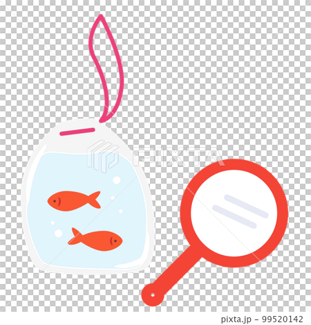 夏のお楽しみイベントイラスト：金魚すくい 99520142