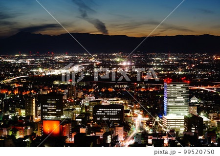 金華山から見た岐阜市の夜景 99520750