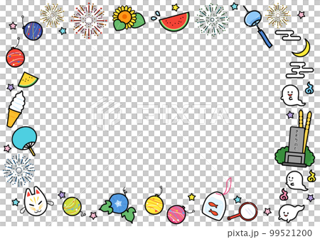 Illustration frame summer fun event Illustration frame summer fun event 99521200