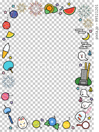 Illustration frame summer fun event 99521201