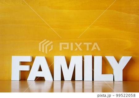立体模型のfamilyの文字 立体模型のfamilyの文字 99522058