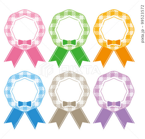 ギンガムチェック チェック柄のフレームセット ギンガムチェック チェック柄のフレームセット 99523572