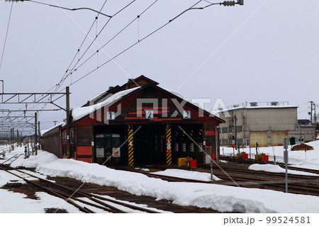 JR新庄駅の赤レンガ機関庫 JR新庄駅の赤レンガ機関庫 99524581