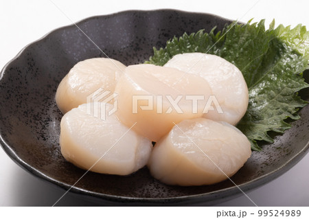 北海道産　ホタテ貝柱の刺身 99524989