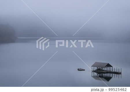 霧の九頭竜湖 99525462