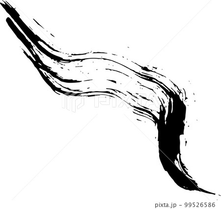 Dry Brush Grunge Wave Stroke Texture 99526586