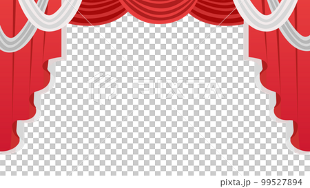 ステージ舞台カーテンのフレーム ステージ舞台カーテンのフレーム 99527894