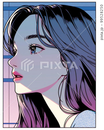 SNSアイコン 20代 30代 おしゃれ イラスト かわいい 女性 99528250