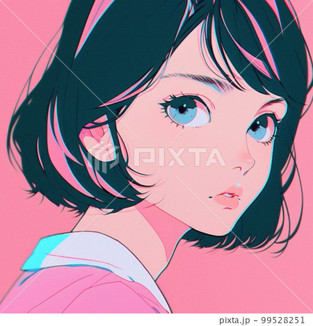 SNSアイコン 20代 30代 おしゃれ イラスト かわいい 女性 SNSアイコン 20代 30代 おしゃれ イラスト かわいい 女性 99528251