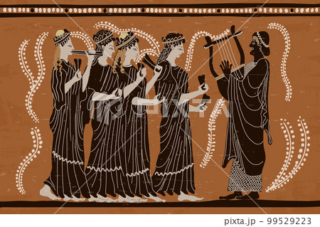 Vector Greek women. Vector Greek women. 99529223