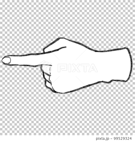 指向 ← 逼真的手 ‖ 單色帶白色 指向 ← 逼真的手 ‖ 單色帶白色 99529324