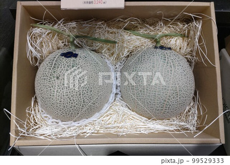 高級なメロンを誰にあげるの？　～rich watermelon 99529333