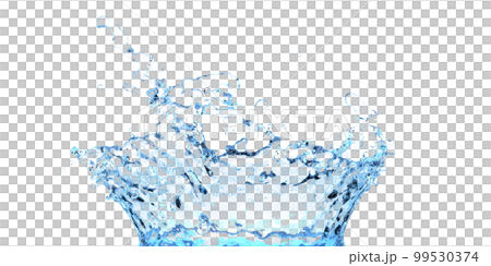 水濺過背景的素材 99530374