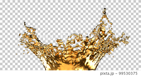 金色水花背景素材 99530375