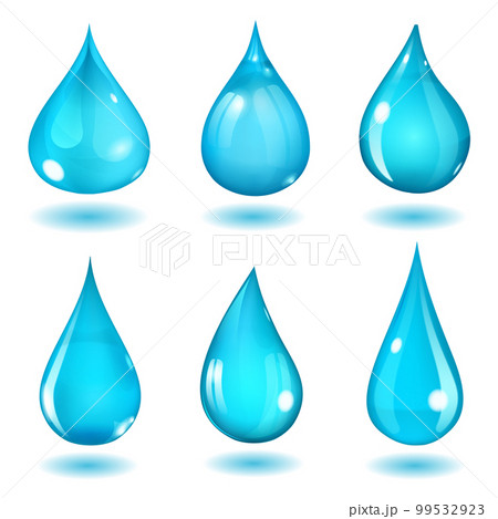 Light blue drops 99532923