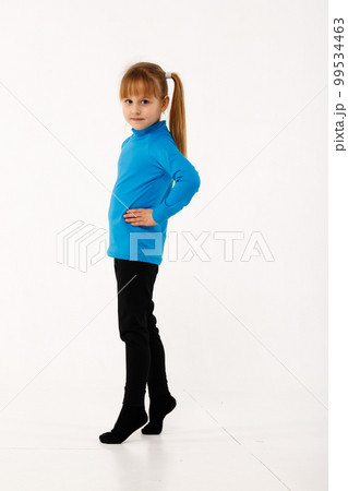 A little girl and her older brother in thermal clothes. A little girl and her older brother in thermal clothes. 99534463
