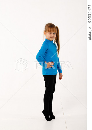 A little girl and her older brother in thermal clothes. A little girl and her older brother in thermal clothes. 99534472