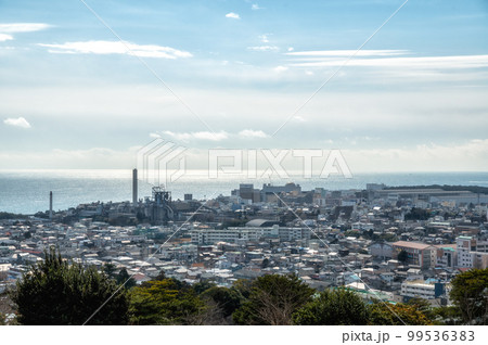 茨城県日立市　神峰公園から望む日立の街並み 99536383