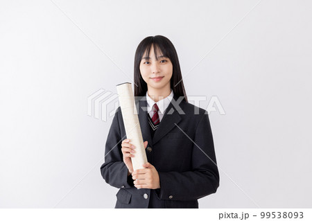 卒業式 女子高生 サクラサク 卒業式 女子高生 サクラサク 99538093