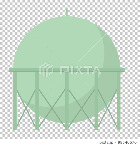 ガスタンクのイラスト 99540670