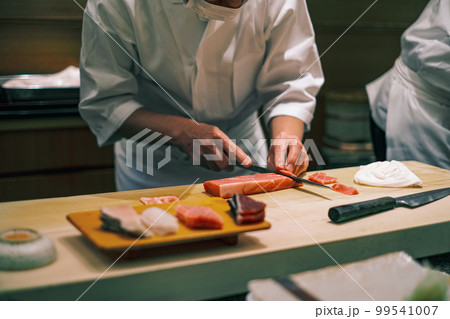 【#江戸前寿司】職人の手元 【#江戸前寿司】職人の手元 99541007