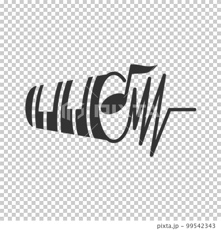 sound wave music wave logo template Icon Illustration Brand Identity.Isolated and flat illustration. Vector graphic 99542343